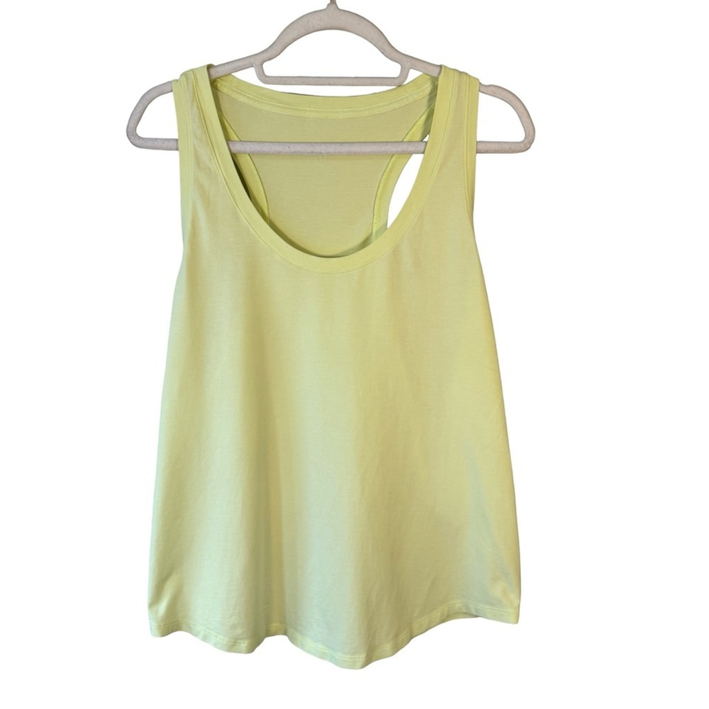 Lululemon Yellow Green Love Tank Size M L Activewear Athleisure Workout Casual